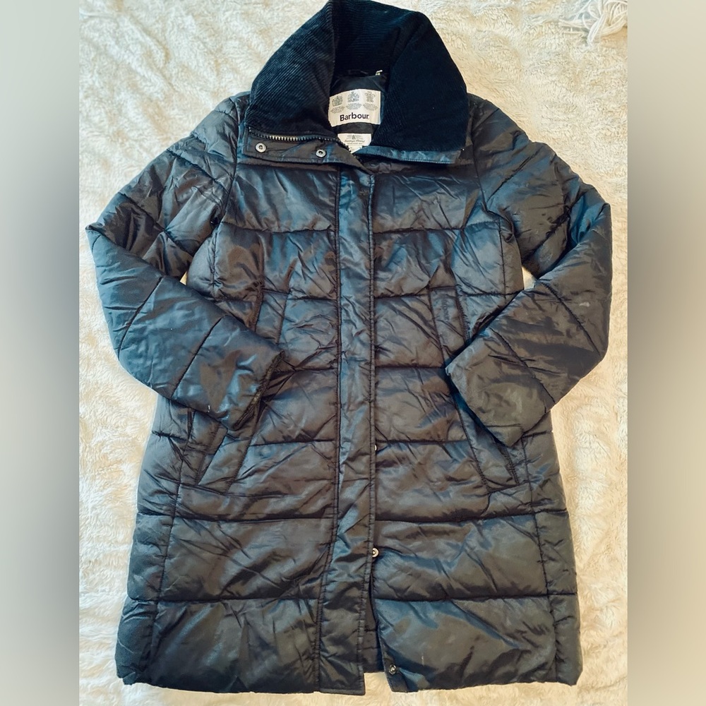 Womens Barbour parka size US 4
